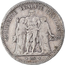 Coin, France, Hercule, 5 Francs, 1848, Paris, F(12-15), Silver, KM:756.1