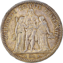 Coin, France, Hercule, 5 Francs, 1873, Paris, EF(40-45), Silver, KM:820.1