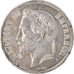 Moneda, Francia, Napoleon III, Napoléon III, 5 Francs, 1869, Paris, MBC, Plata