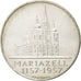 AUSTRIA, 25 Schilling, 1957, KM #2883, AU(55-58), Silver, 30, 13.13
