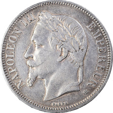 Coin, France, Napoléon III, 5 Francs, 1869, Strasbourg, EF(40-45), Silver