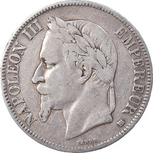 Monnaie, France, Napoléon III, 5 Francs, 1868, Strasbourg, TB+, Argent