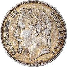 Coin, France, Napoléon III, 5 Francs, 1868, Strasbourg, EF(40-45), Silver