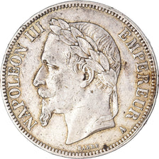 Coin, France, Napoleon III, Napoléon III, 5 Francs, 1867, Paris, EF(40-45)