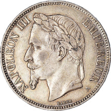 Coin, France, Napoleon III, Napoléon III, 5 Francs, 1870, Paris, EF(40-45)