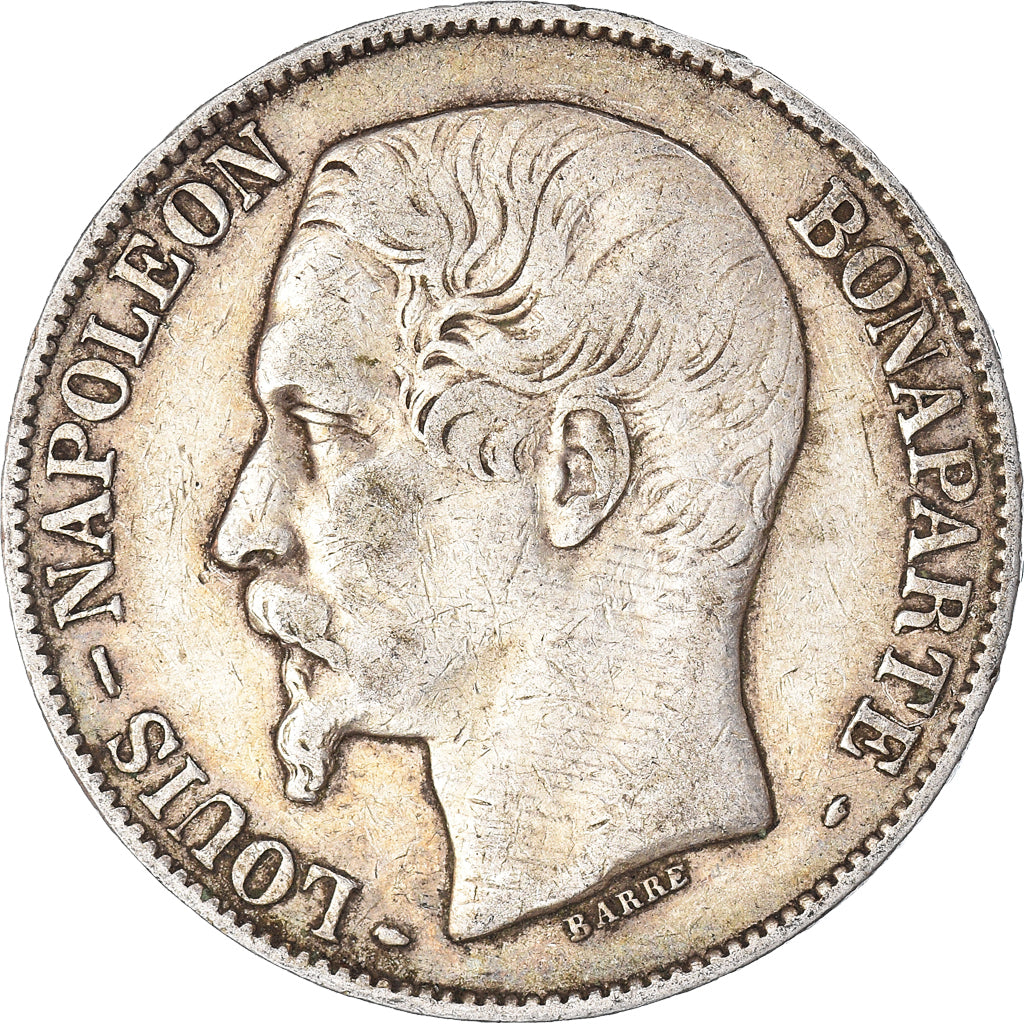 Coin, France, Napoléon III, 5 Francs, 1852, Paris, EF(40-45), Silver, KM:773.1
