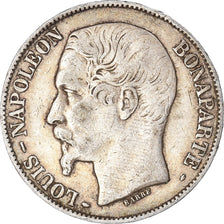 Coin, France, Napoléon III, 5 Francs, 1852, Paris, EF(40-45), Silver, KM:773.1