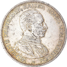 Moneta, Stati tedeschi, PRUSSIA, Wilhelm II, 5 Mark, 1914, Berlin, BB+, Argento