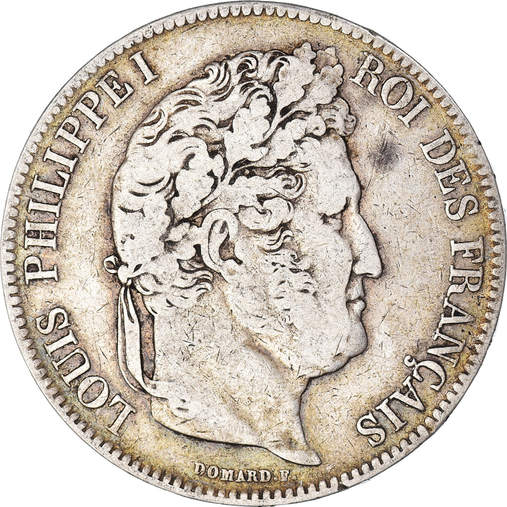 Coin, France, Louis-Philippe, 5 Francs, 1832, Lille, EF(40-45), Silver