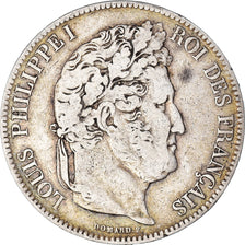 Coin, France, Louis-Philippe, 5 Francs, 1832, Lille, EF(40-45), Silver