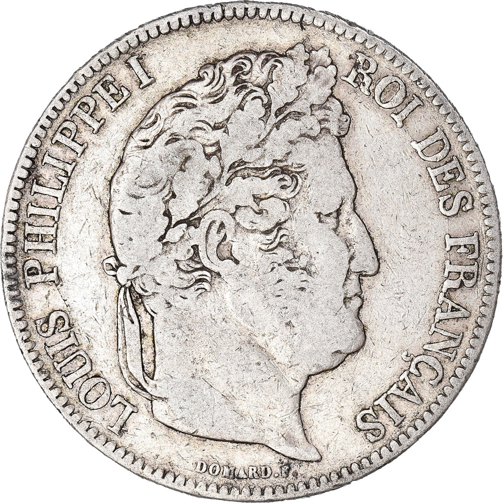 Coin, France, Louis-Philippe, 5 Francs, 1833, La Rochelle, VF(30-35), Silver