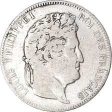 Monnaie, France, Louis-Philippe, 5 Francs, 1833, Bayonne, TB, Argent, KM:749.8