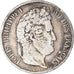 Coin, France, Louis-Philippe, 5 Francs, 1837, Rouen, VF(20-25), Silver, KM:749.2