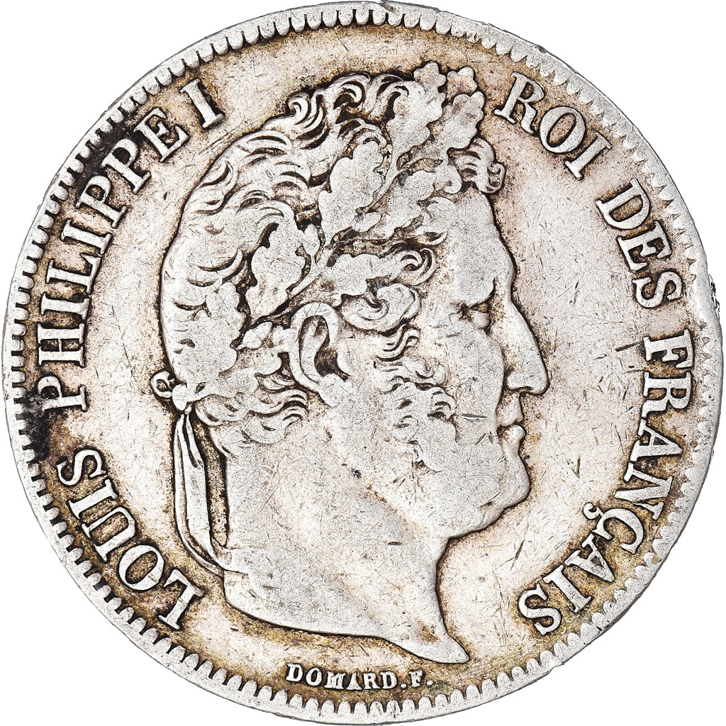 Monnaie, France, Louis-Philippe, 5 Francs, 1837, Lille, TB, Argent, KM:749.13