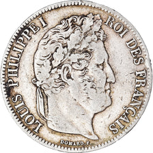 Monnaie, France, Louis-Philippe, 5 Francs, 1837, Lille, TB, Argent, KM:749.13