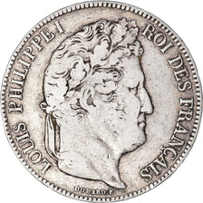 Münze, Frankreich, Louis-Philippe, 5 Francs, 1842, Lille, S, Silber, KM:749.13