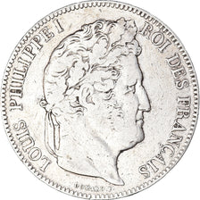 Coin, France, Louis-Philippe, 5 Francs, 1843, Lille, VF(20-25), Silver