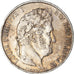 Coin, France, Louis-Philippe, 5 Francs, 1845, Strasbourg, AU(50-53), Silver