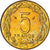 Coin, West African States, 5 Francs, 1978, MS(63), Aluminum-Nickel-Bronze, KM:2a