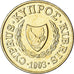 Coin, Cyprus, 2 Cents, 1993, MS(63), Nickel-brass, KM:54.3