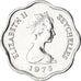 Coin, Seychelles, 5 Cents, 1975, British Royal Mint, MS(63), Aluminum, KM:18