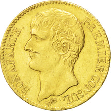 FRANCE, Napoléon I, 40 Francs, 1804, Paris, KM #652, EF(40-45), Gold, Gadoury #.