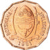 Moneta, Botswana, 2 Thebe, 1981, MS(63), Brązowy, KM:14