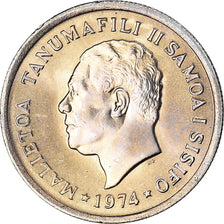 Monnaie, Samoa, 5 Sene, 1974, SPL, Cupro-nickel, KM:14