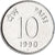 Moneta, INDIE-REPUBLIKA, 10 Paise, 1990, MS(63), Stal nierdzewna, KM:40.1