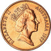 Moneta, Australia, Elizabeth II, Cent, 1987, MS(63), Brązowy, KM:78
