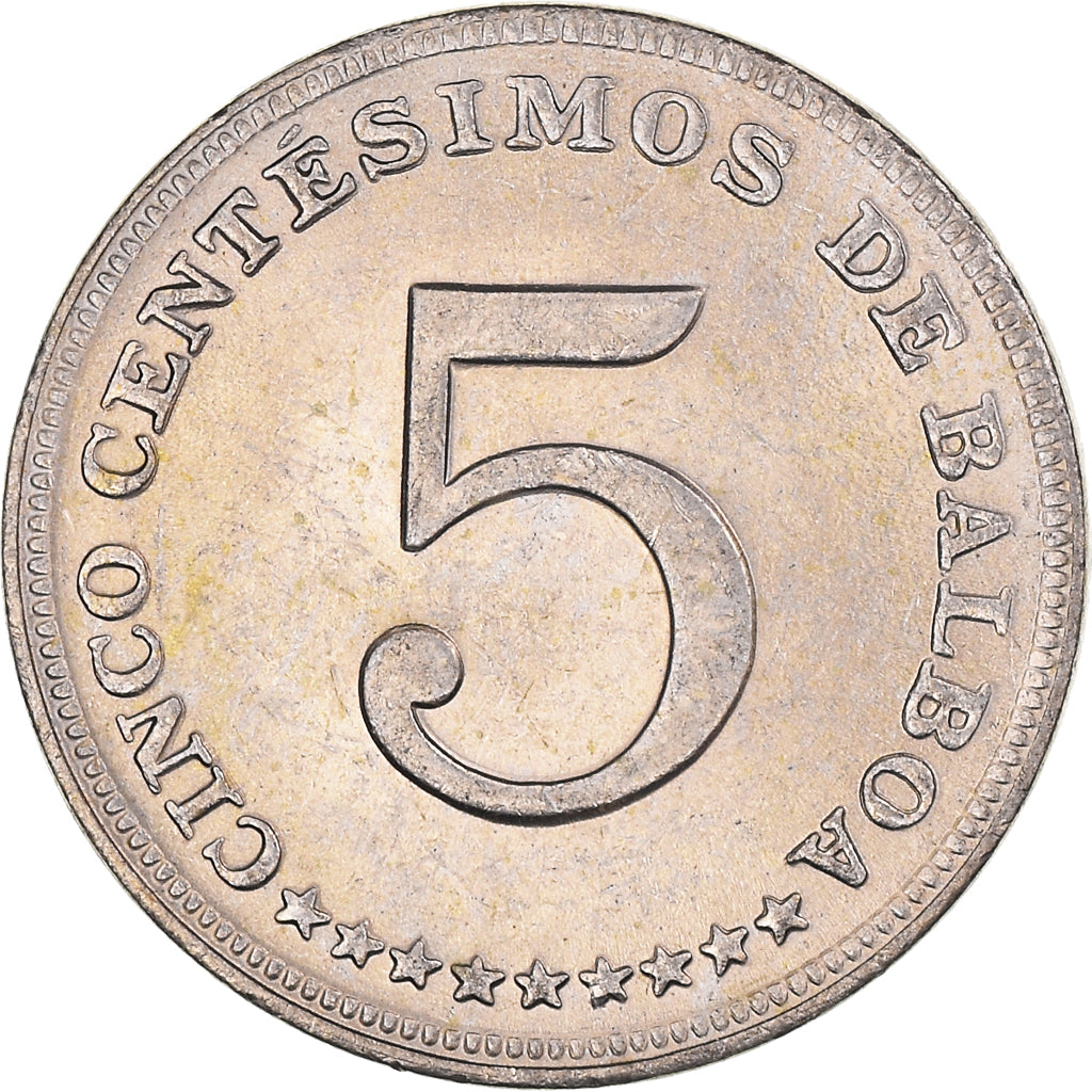Monnaie, Panama, 5 Centesimos, 1983, SUP+, Cupro-nickel, KM:23.2