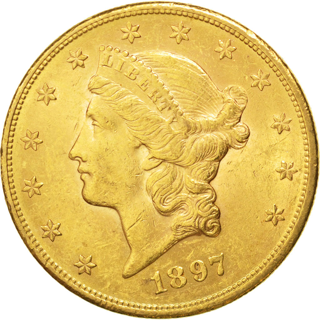 UNITED STATES, Liberty Head, $20, Double Eagle, 1897, U.S. Mint, KM #74.3,...