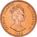 Coin, Cayman Islands, Elizabeth II, Cent, 1990, MS(63), Bronze, KM:87