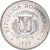 Moneda, República Dominicana, 25 Centavos, 1989, EBC, Níquel recubierto de