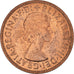 Moneda, Gran Bretaña, Elizabeth II, 1/2 Penny, 1967, EBC+, Bronce, KM:896
