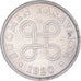 Coin, Finland, 5 Pennia, 1990, MS(63), Aluminum, KM:45a