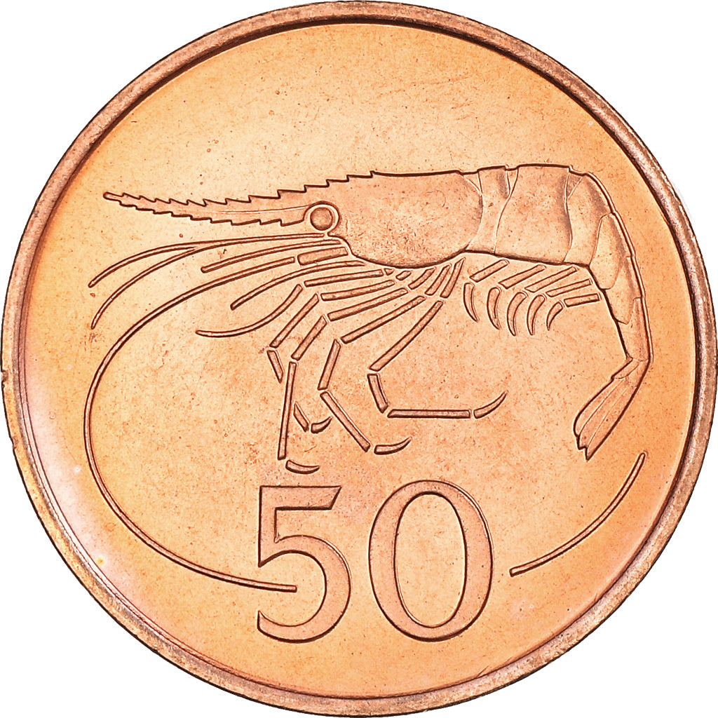 Coin, Iceland, 50 Aurar, 1986, MS(63), Bronze Coated Steel, KM:26a