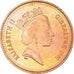 Moeda, Gibraltar, Elizabeth II, Penny, 1991, MS(63), Bronze, KM:20