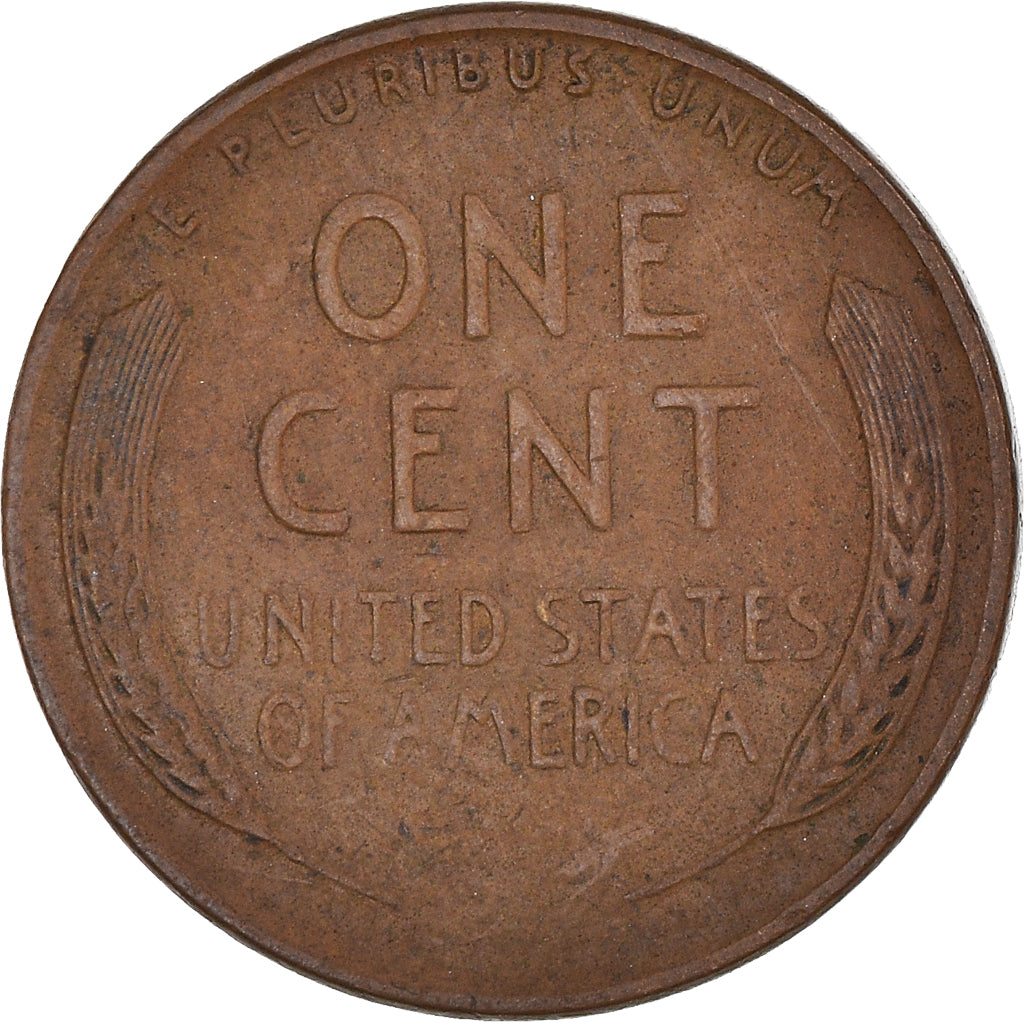 Coin, United States, Lincoln Cent, Cent, 1942, U.S. Mint, Philadelphia