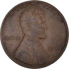 Coin, United States, Lincoln Cent, Cent, 1944, U.S. Mint, Philadelphia