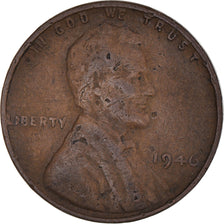 Moneda, Estados Unidos, Lincoln Cent, Cent, 1946, U.S. Mint, Philadelphia, BC+