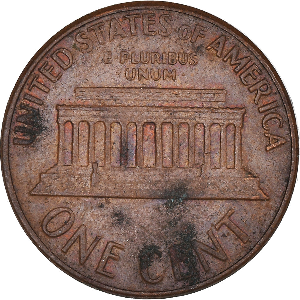 Coin, United States, Lincoln Cent, Cent, 1969, U.S. Mint, Denver, VF(30-35)