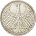 GERMANIA - REPUBBLICA FEDERALE, 5 Mark, 1951, Hambourg, BB+, Argento, KM:112.1
