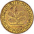 Coin, GERMANY - FEDERAL REPUBLIC, 10 Pfennig, 1988, Stuttgart, EF(40-45), Brass