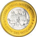 Vaticano, medalha, 1 E, Essai-Trial Benoit XVI, 2011, MS(65-70), Bimetálico
