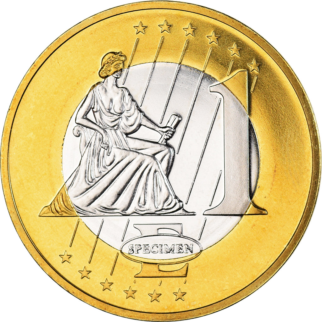 Vatican, Medal, 1 E, Essai-Trial Benoit XVI, 2011, MS(65-70), Bi-Metallic