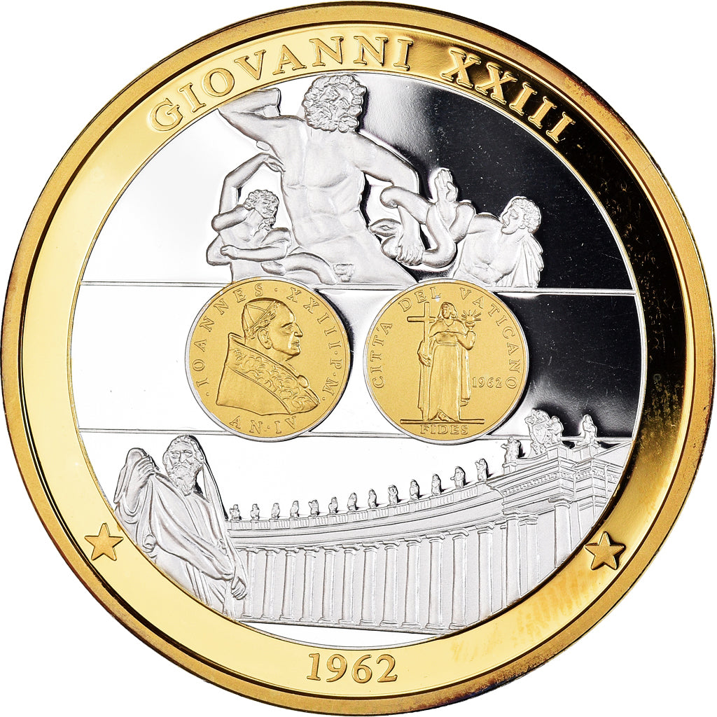 Vatican, Medal, 1962, GIOVANNI XXIII, MS(65-70), Bi-Metallic