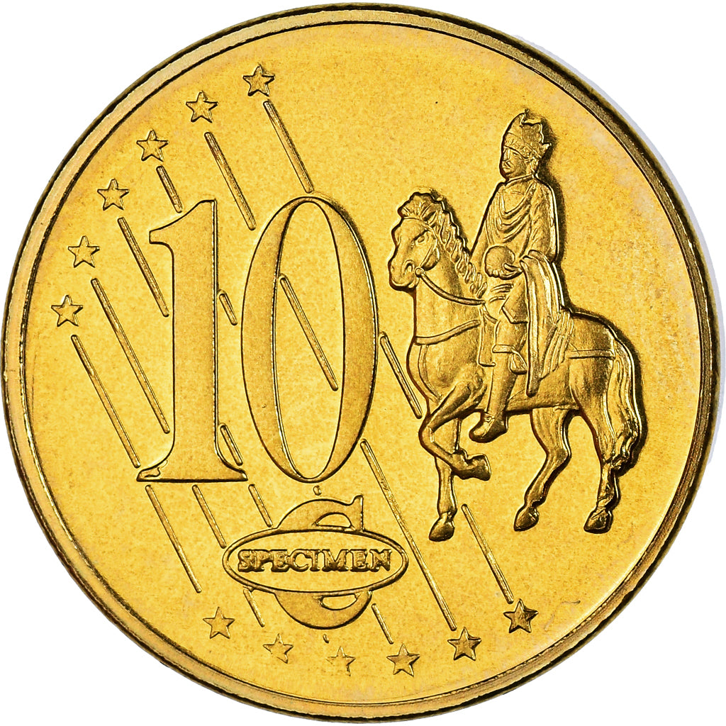 Andorra, Medal, 10 C, Essai-Trial, 2003, MS(65-70), Copper-Nickel Gilt