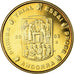 Andorra, Medal, 50 C, Essai Trial, 2003, MS(65-70), Copper-Nickel Gilt