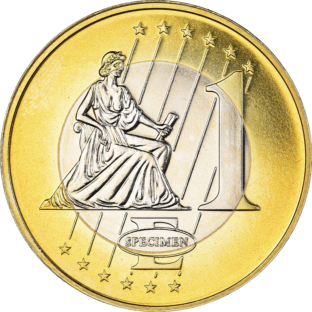 Andorra, medaglia, 1 E, Essai-Trial, 2003, FDC, Bi-metallico